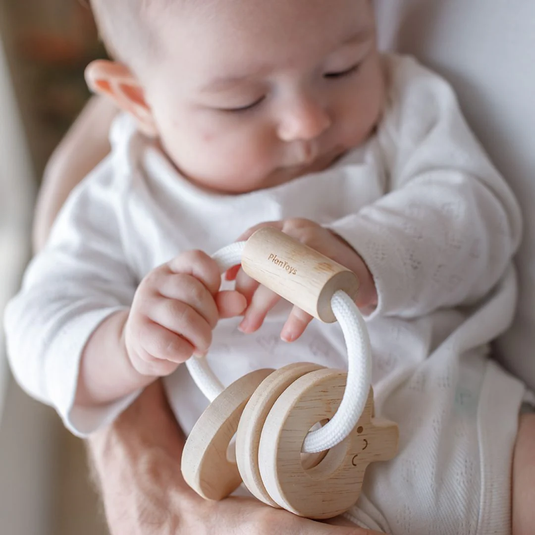 Baby Key Rattle - Natural - Image 5