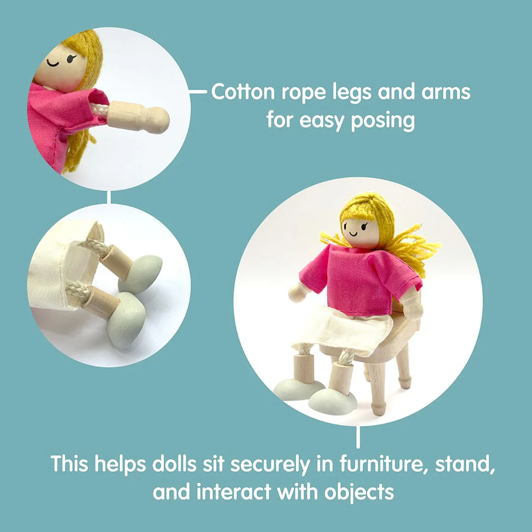 Dad Dollhouse Figure - Medium Skin Tone - Image 2