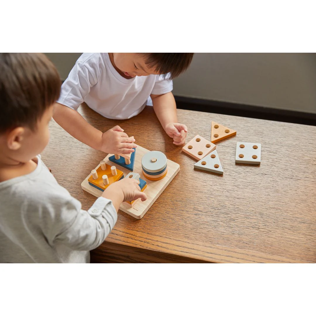 Geometric Sorting Board - Orchard - Image 2