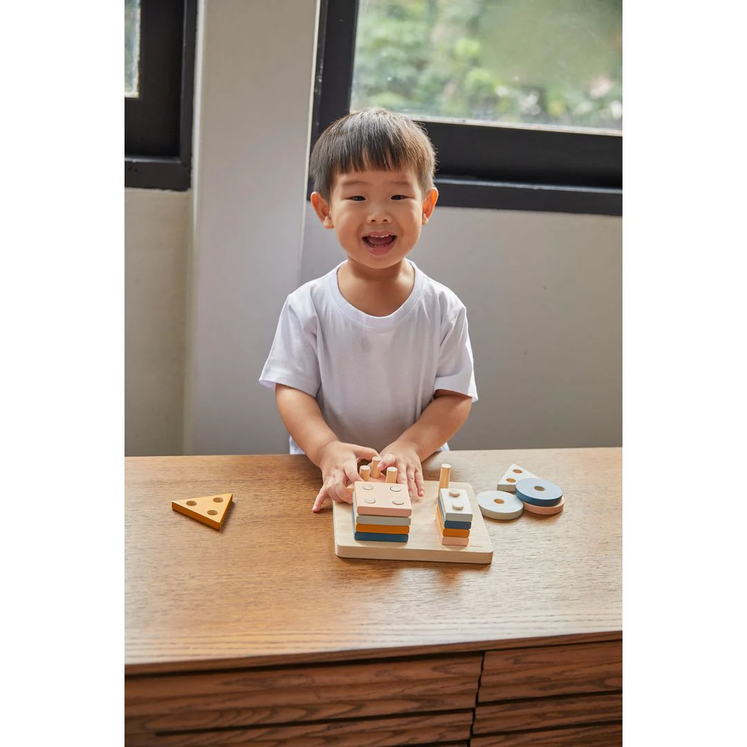 Geometric Sorting Board - Orchard - Image 3