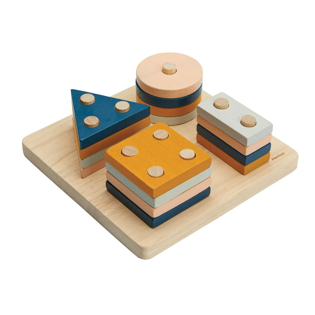 Geometric Sorting Board - Orchard - Image 6