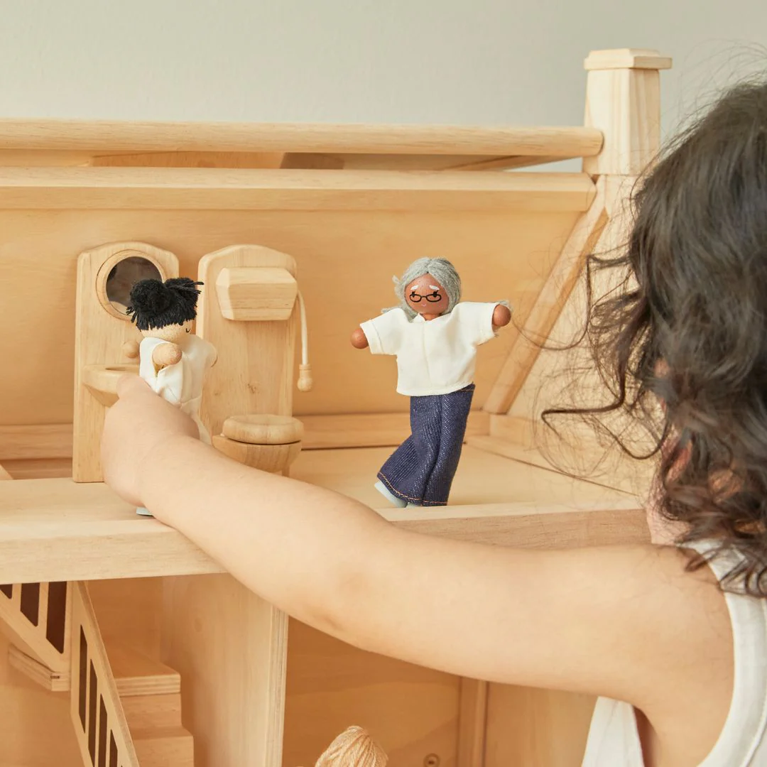 Grandmother Dollhouse Figure - Medium Skin Tone - Image 5