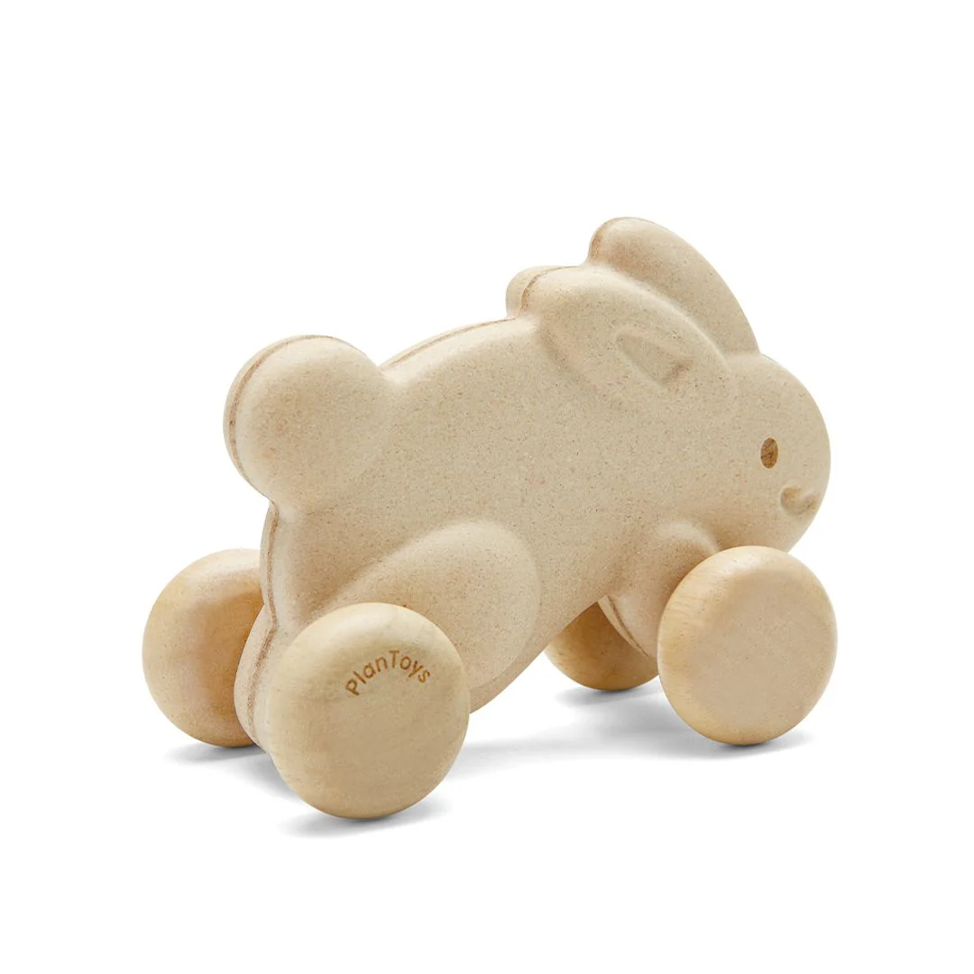 Push Along Bunny - White - Image 6